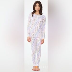 ROLLER RABBIT- Disco Hearts Long Sleeve Pajama set